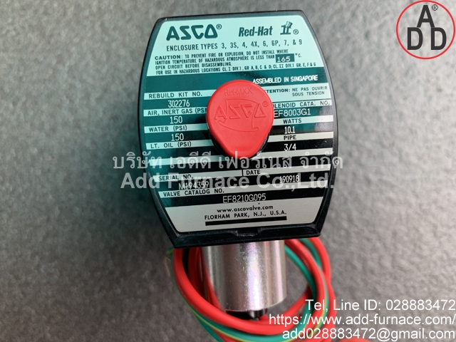 Asco Red Hat Rebuild Kit No 302276 (4)